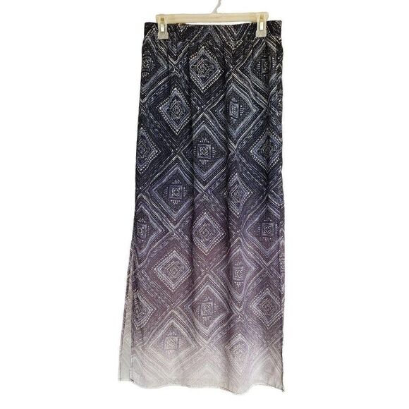 Maurices Women's Maxi Skirt Blue Ombre Mini Skirt Lining Small NWOT - Picture 3 of 5